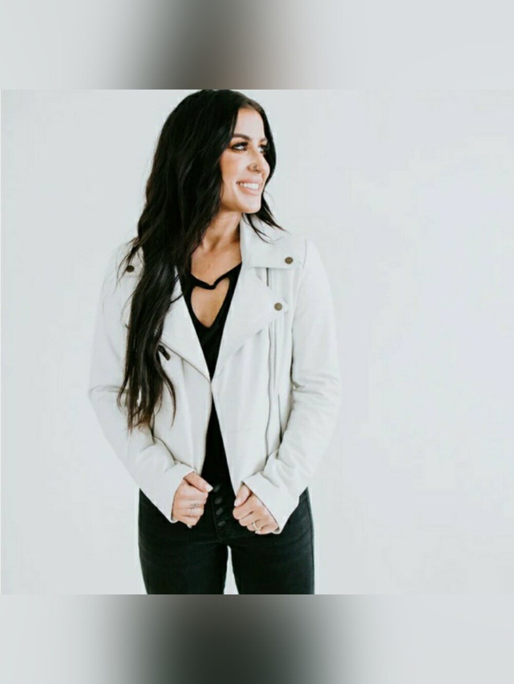 LILY & LOTTIE WAVERLY LEATHER JACKET by CHELSEA DEBOER